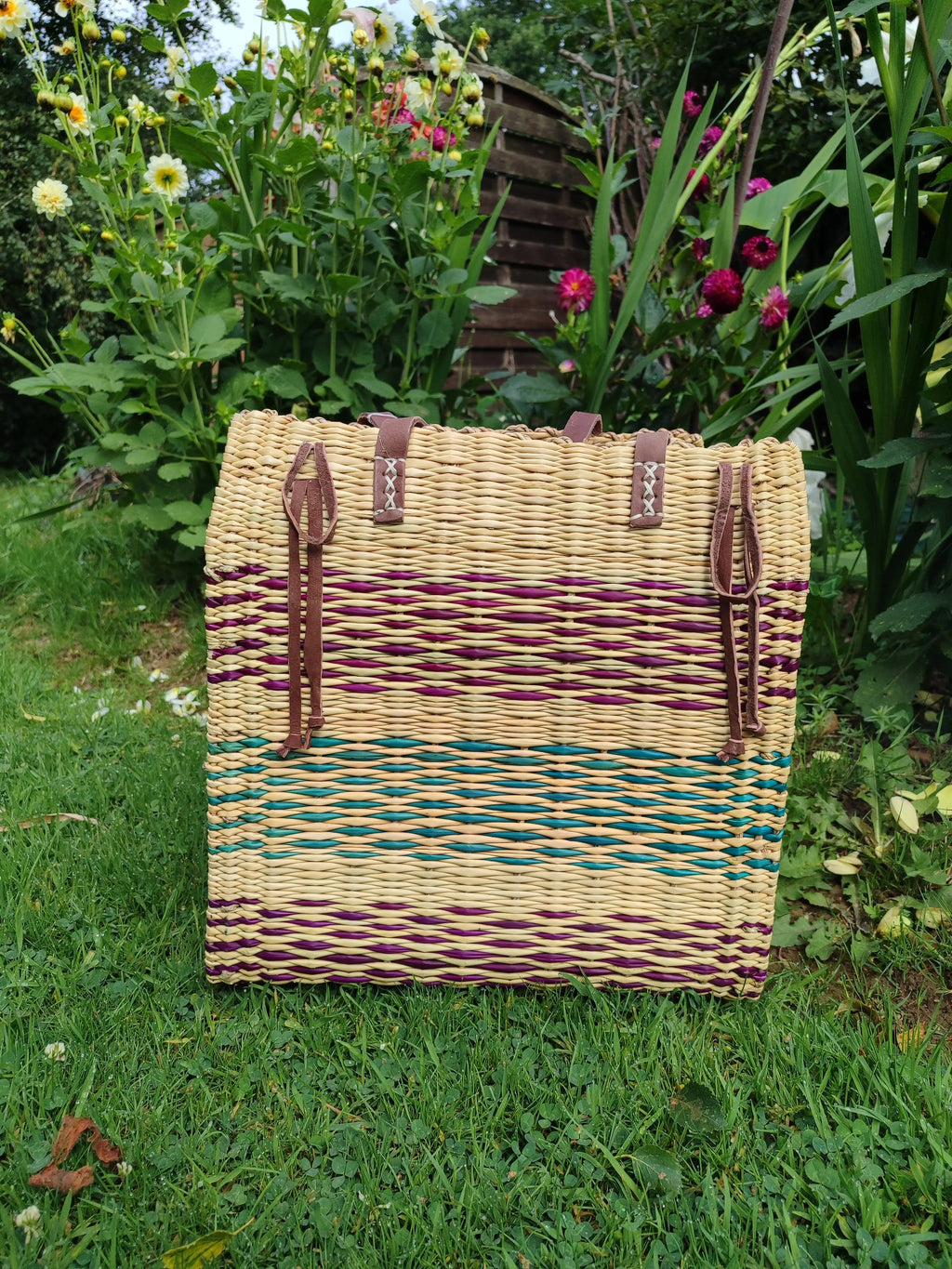 Panier Valisette en Jonc Naturel Le Grenier de la Presqu'ile