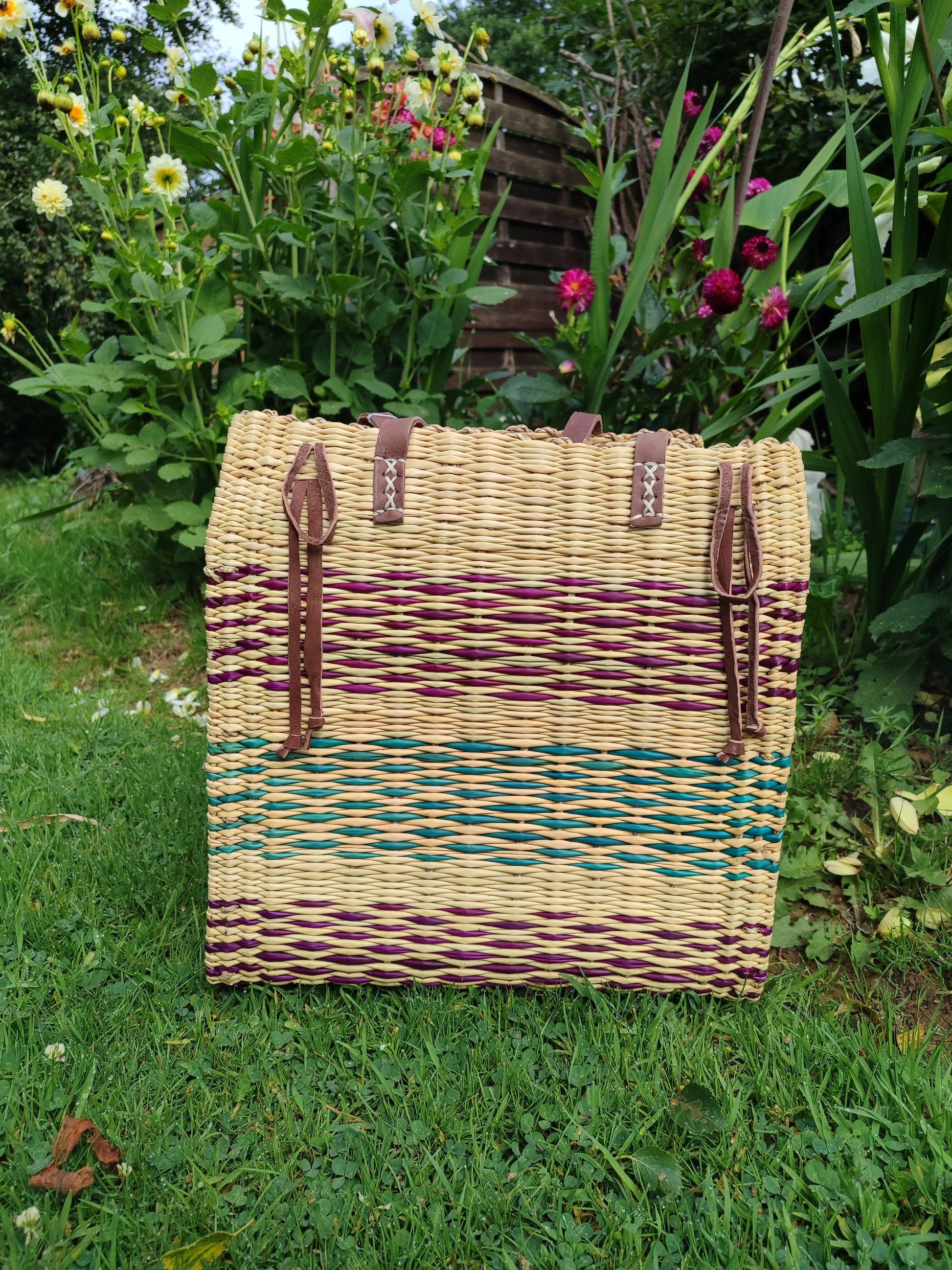 Panier Valisette en Jonc Naturel Le Grenier de la Presqu'ile