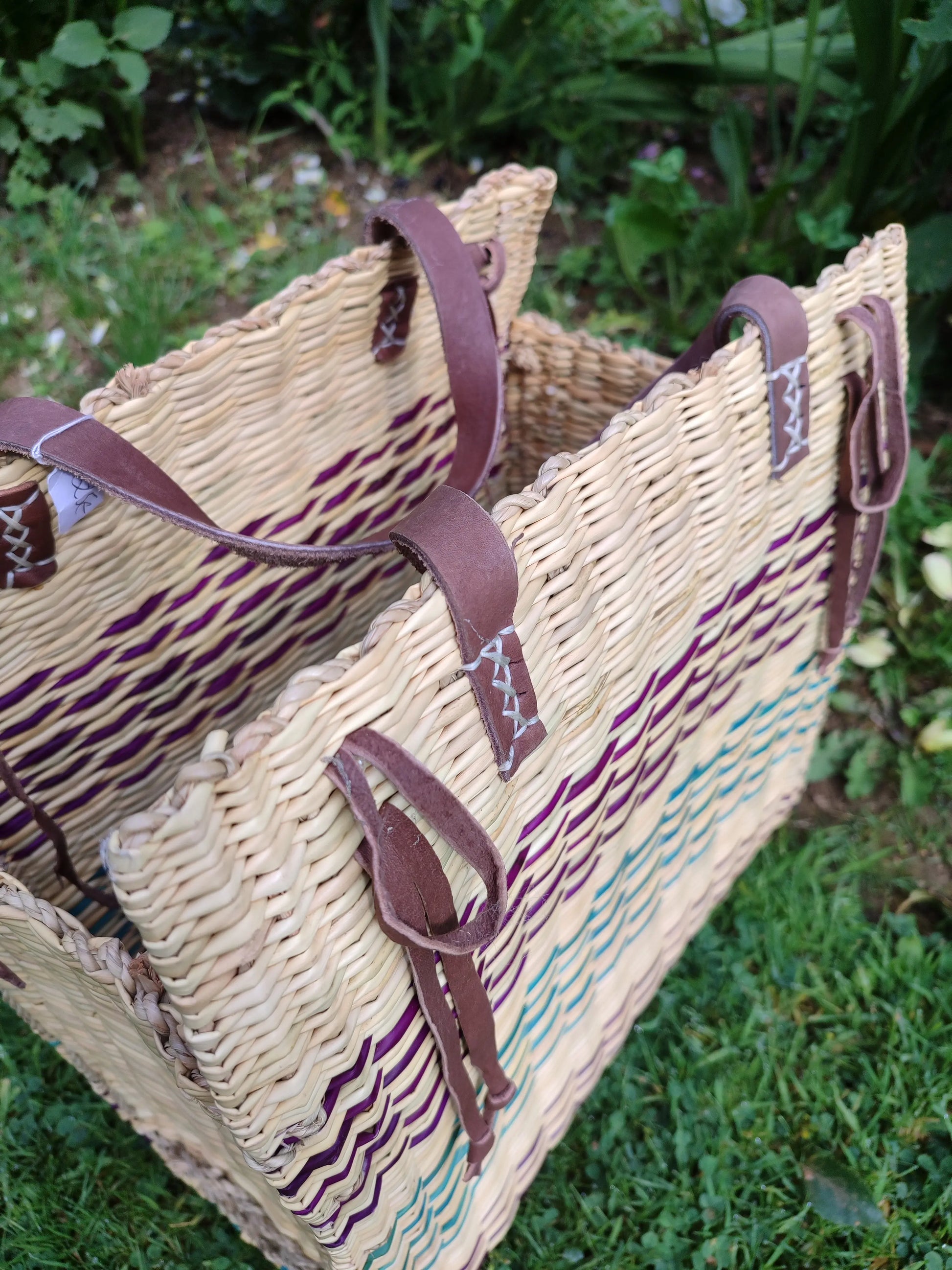 Panier Valisette en Jonc Naturel Le Grenier de la Presqu'ile