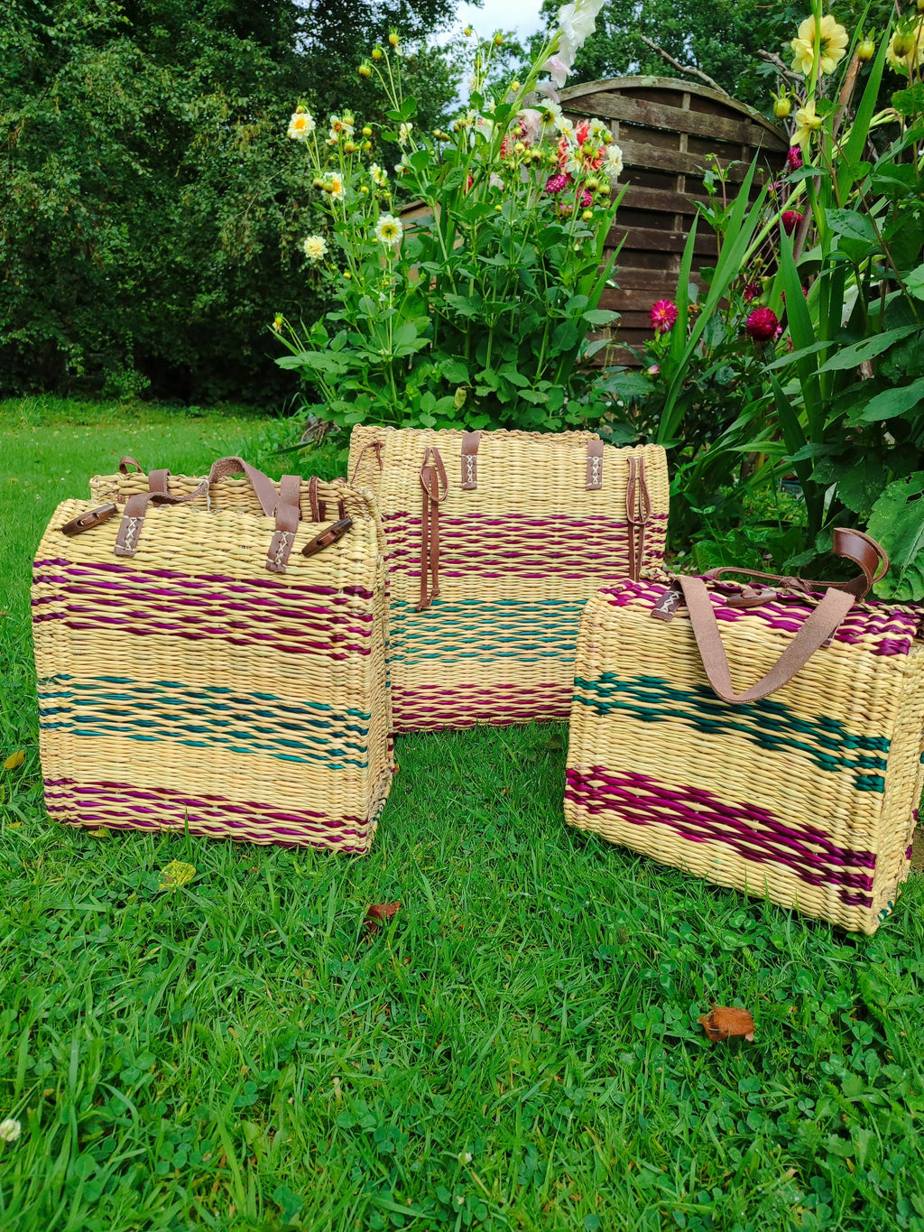 Panier Valisette en Jonc Naturel Le Grenier de la Presqu'ile