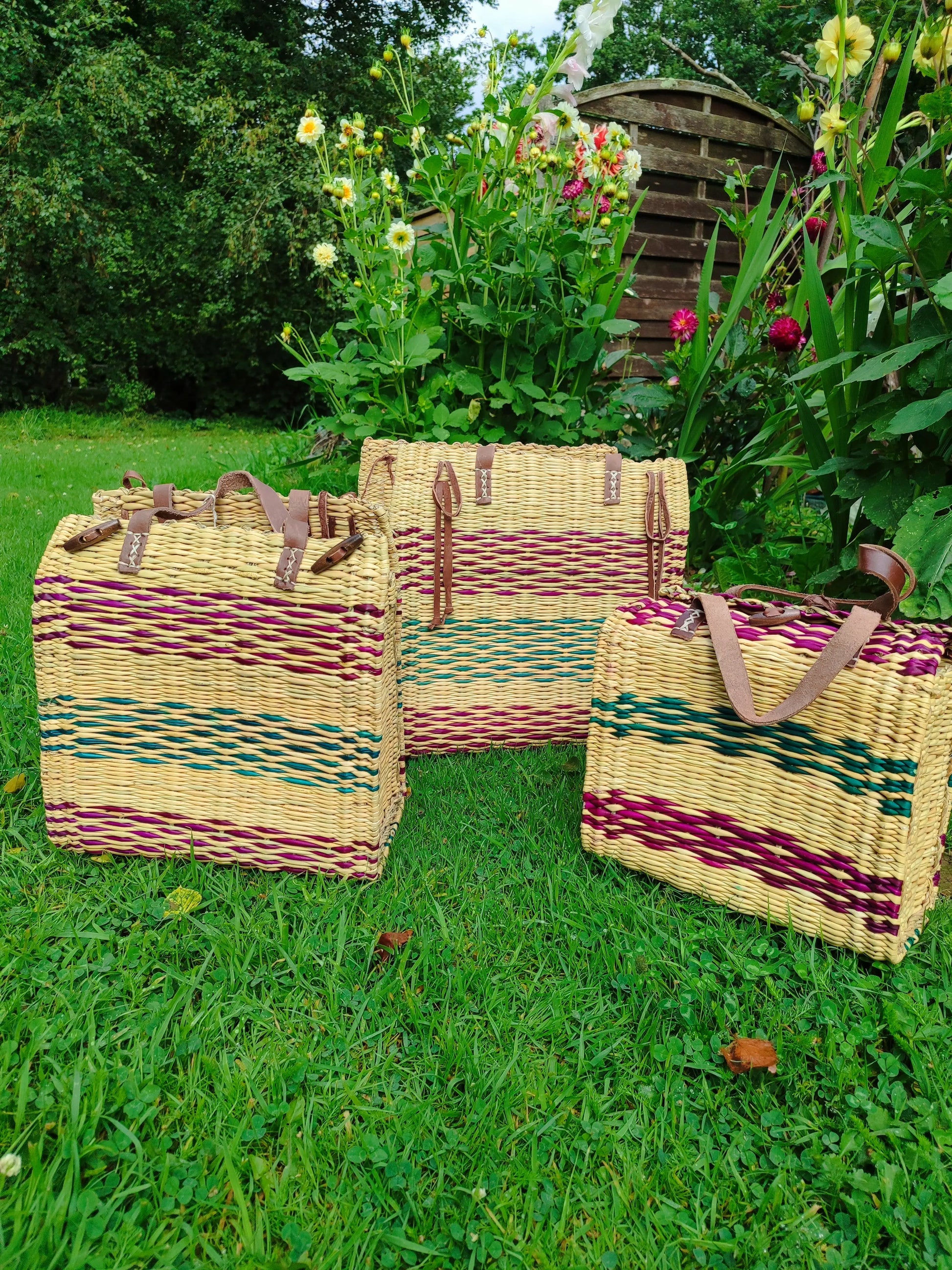 Panier Valisette en Jonc Naturel Le Grenier de la Presqu'ile
