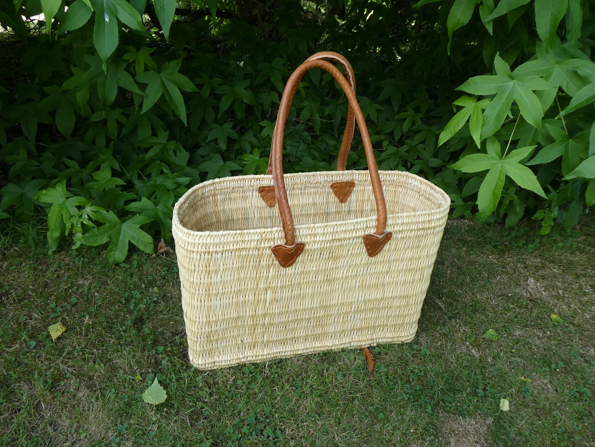 Panier jonc anse longue Ma boutique