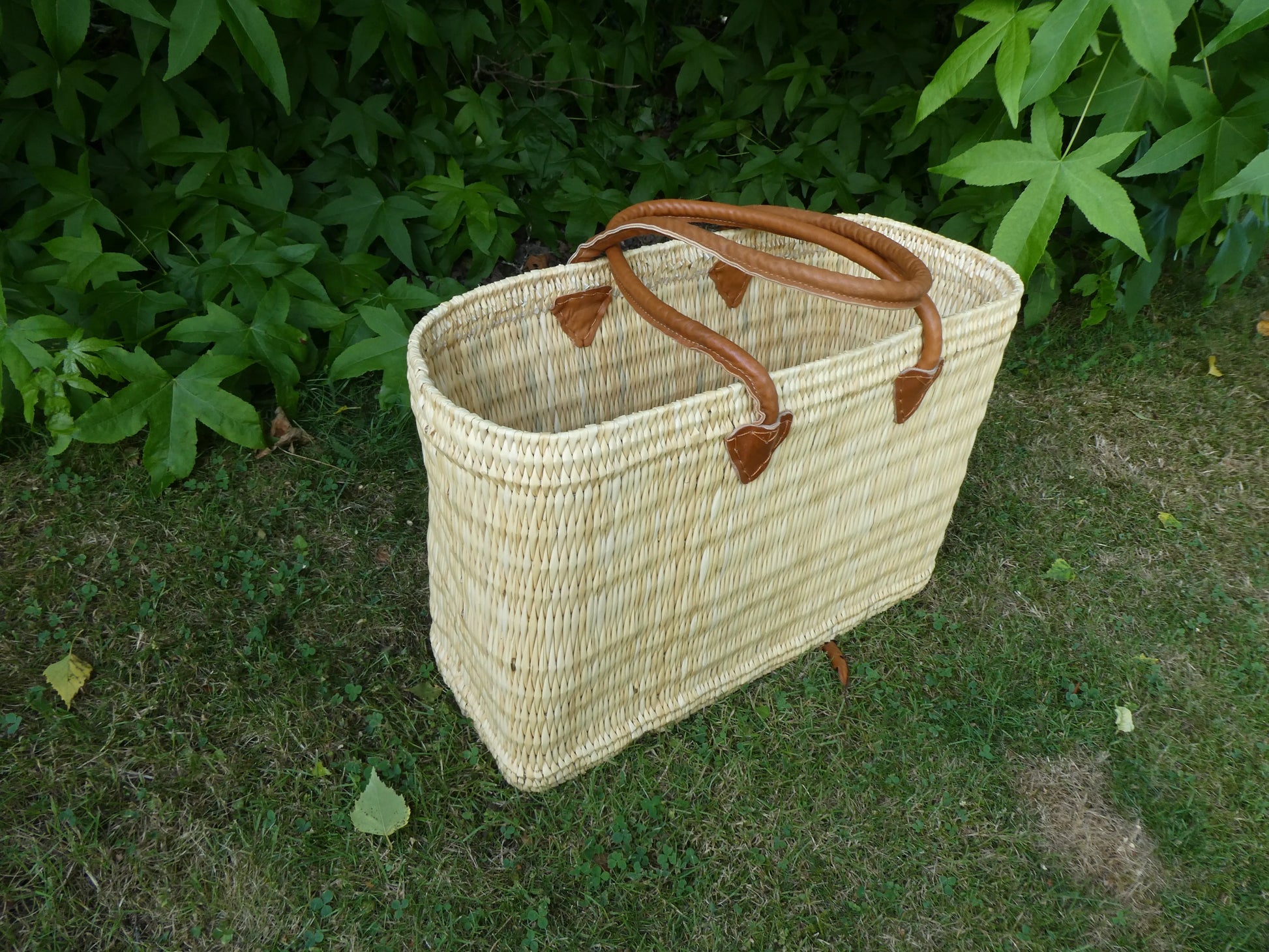 Panier jonc anse longue Ma boutique