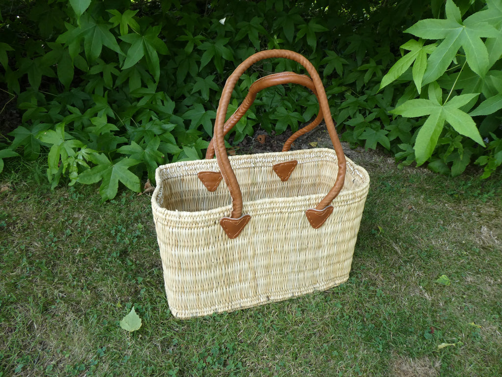 Panier jonc anse longue Ma boutique