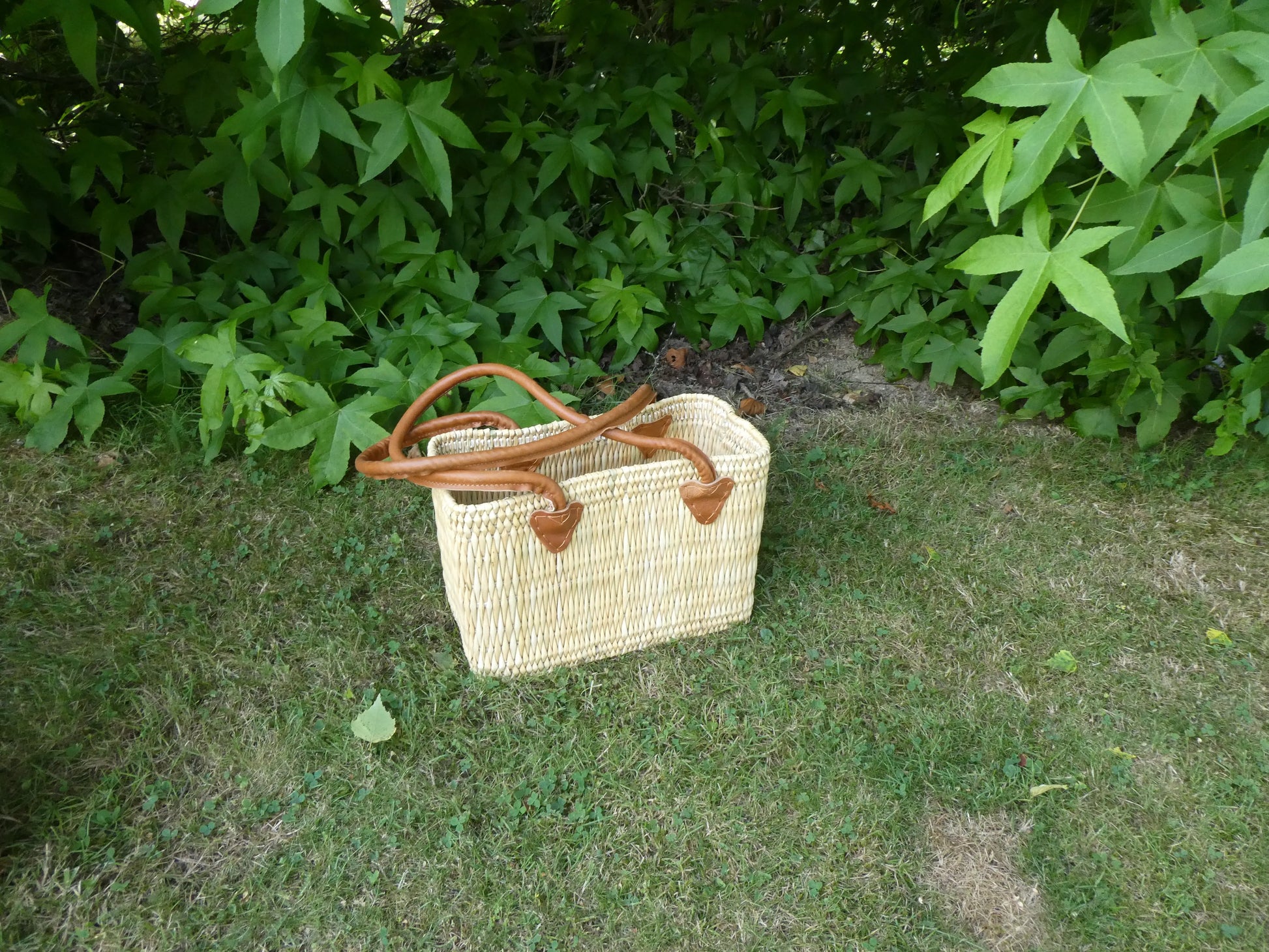 Panier jonc anse longue Ma boutique