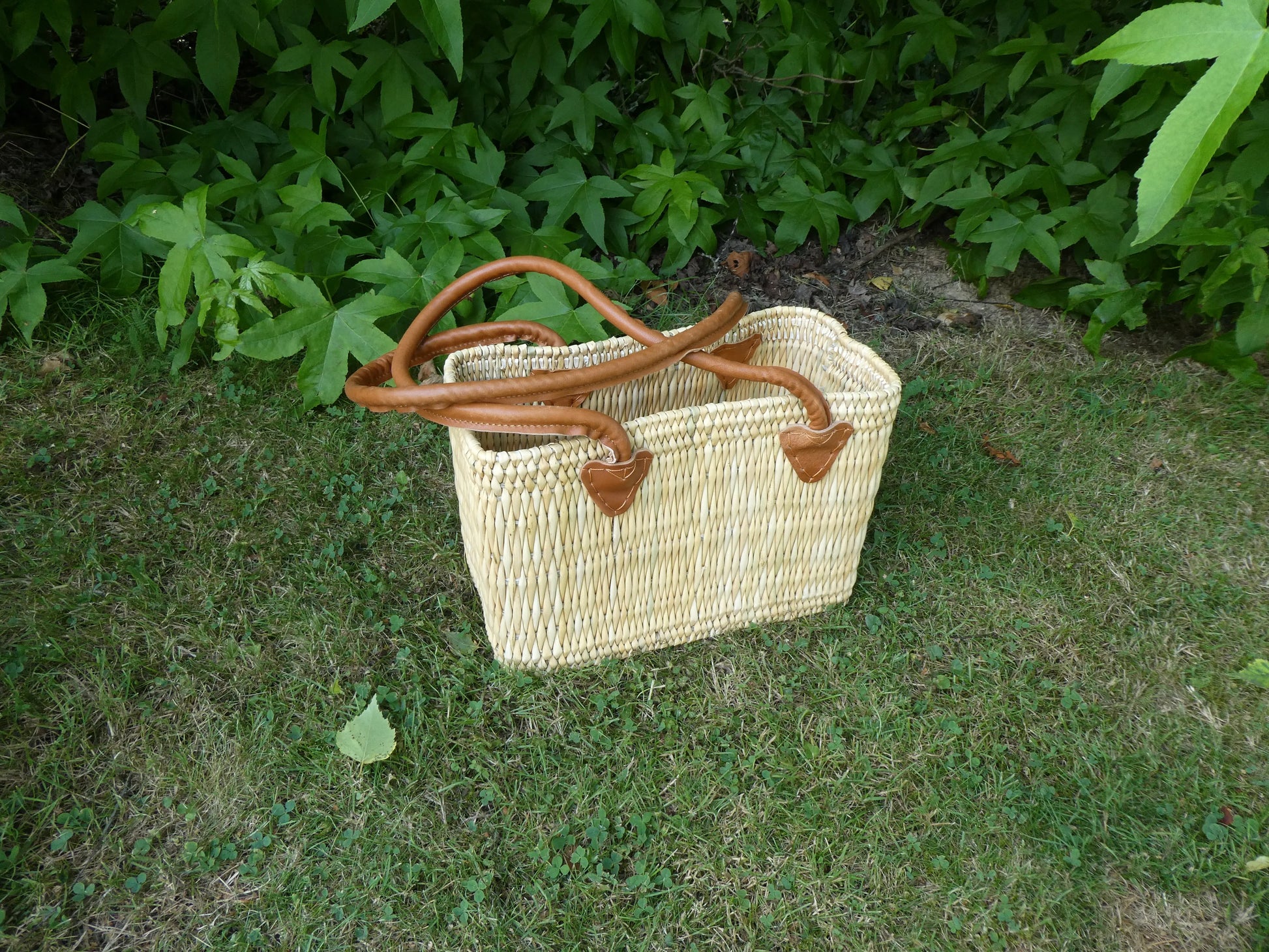 Panier jonc anse longue Ma boutique